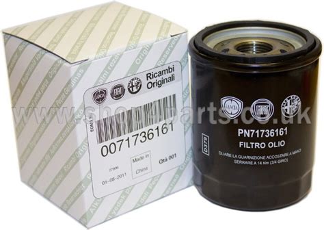 Fiat Grande Punto 1.4 16v Oil Filter 55256470