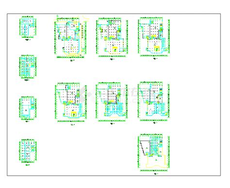 十七层临街大型高档商场建筑设计CAD施工图_商业建筑_土木在线