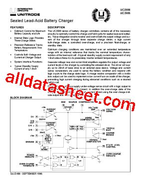 UC2906 Datasheet(PDF) - Texas Instruments