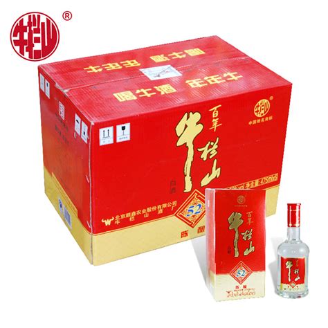 牛栏山二锅头百年红十年（红10年）52度浓香型白酒500ml_虎窝淘