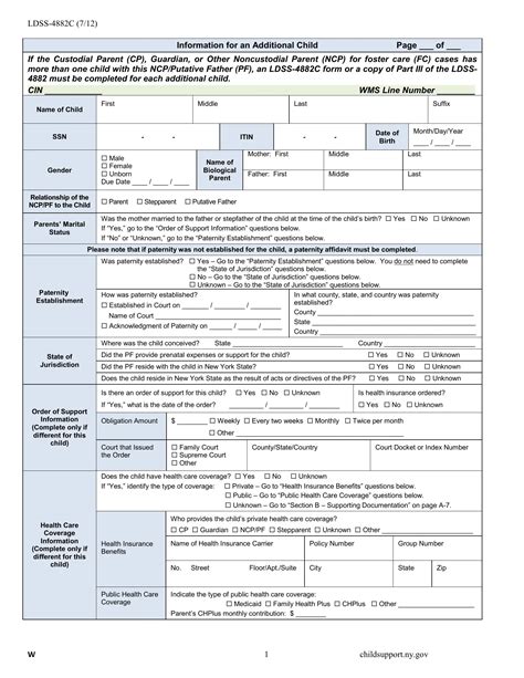 Form Ldss 4882C ≡ Fill Out Printable PDF Forms Online