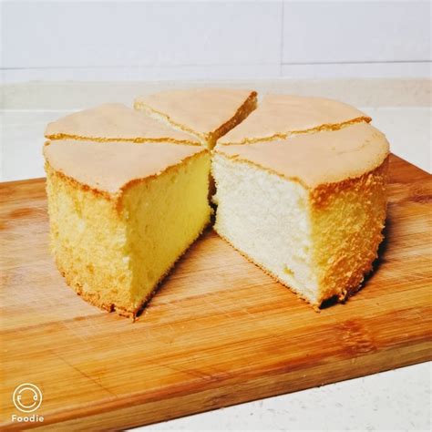 【戚风蛋糕（八寸）的做法步骤图，怎么做好吃】悠然爱烘焙_下厨房