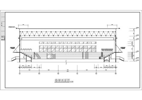 [铜川市]某土镇烟站配套建筑概算cad设计施工图_土木在线