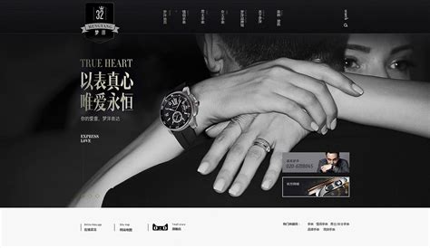 黑色品牌营销型网站-1 - 网页设计欣赏 - 懒人建站