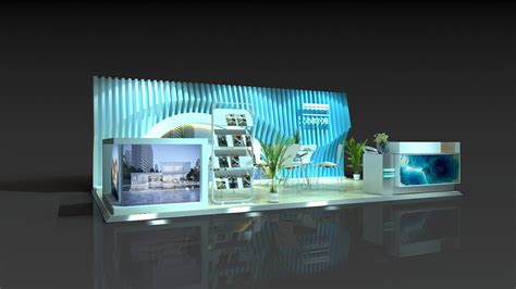 时尚现代展会展厅3d效果图设计制作|三维|展览|SHEJILION - 原创作品 - 站酷 (ZCOOL)