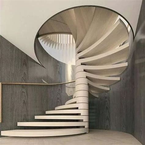 12款有趣又好玩的旋转楼梯设计-中国木业网