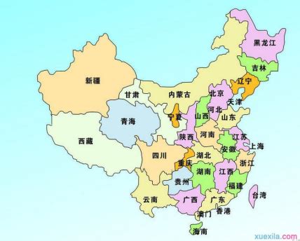 省级行政区地图图片