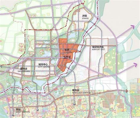 济南未来城市规划图,济南地铁线路图,规划图_大山谷图库
