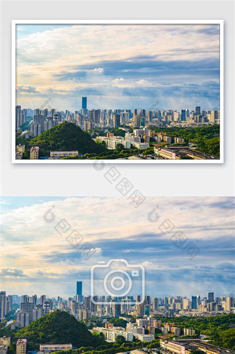 广西柳州城中区建筑群天际线图片-包图网