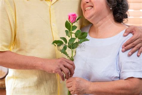 紧的雄高手把粉红玫瑰献给情人节的妻子DayHappy笑着微的女高龄子与她的丈夫亲吻浪漫屋团结高清图片下载-正版图片307747120-摄图网