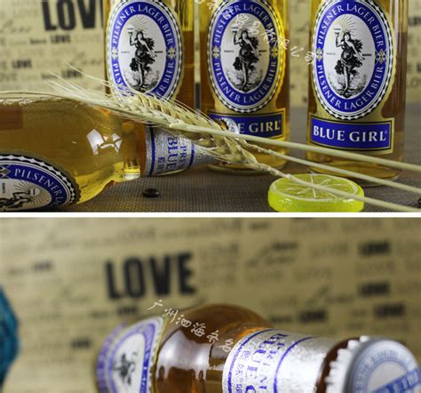 国产蓝妹啤酒 BLUEGIRL蓝妹黄啤酒啤酒 韩国风味24*330ML瓶整箱-阿里巴巴