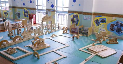 幼儿园建构区作品展示图片10张_环创屋
