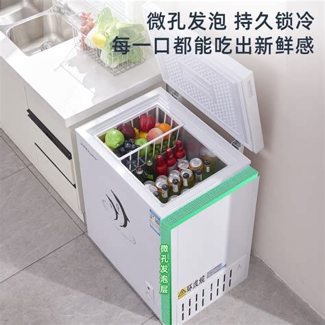 奥克斯一级能效小冰柜家用全冷冻小型保鲜冷藏两用迷你节能省电柜_虎窝淘