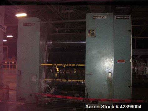 Used- 6" Sterling sheet line consisting of; 6"Ste