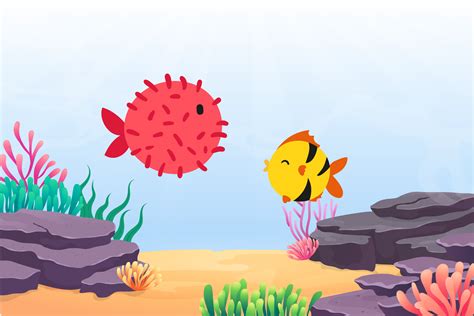Cute Fish Animal Ocean Graphic Design Graphic by wickymonkeynft ...