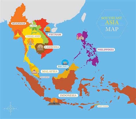 Asia Map Chart