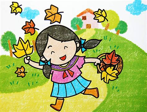 《秋天的风景》/少儿绘画作品/儿童画/网络美术馆_中国少儿美术教育网