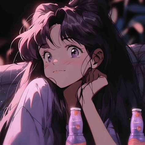 女生古风紫色系头像图片
