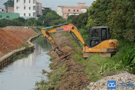 横沥：争取年底完成淦田排渠和水边排渠水生态综合治理项目