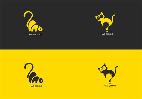 好奇猫logo|平面|Logo|小特张0 - 原创作品 - 站酷 (ZCOOL)