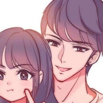 动画非主流情侣头像