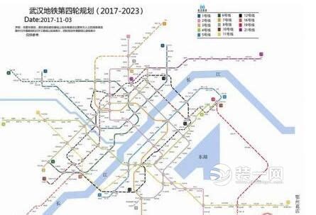 武汉地铁线路图2015 - 中国交通地图 - 地理教师网