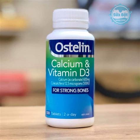 Buy Ostelin Calcium & Vitamin D3 - Calcium & Vitamin D - 60 Tablets ...