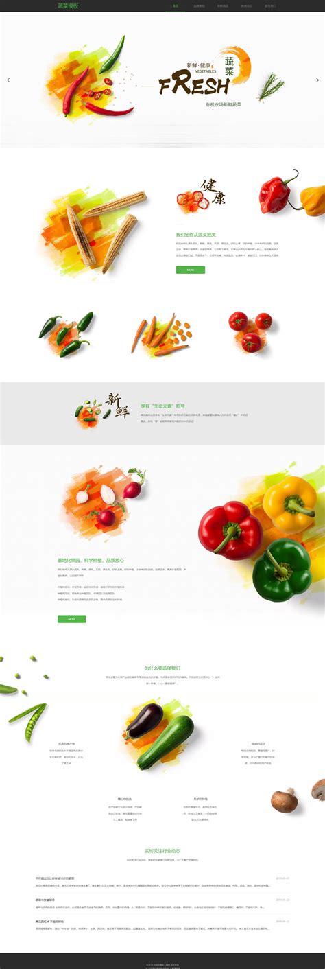 水果 蔬菜 网站_凉心人-站酷ZCOOL