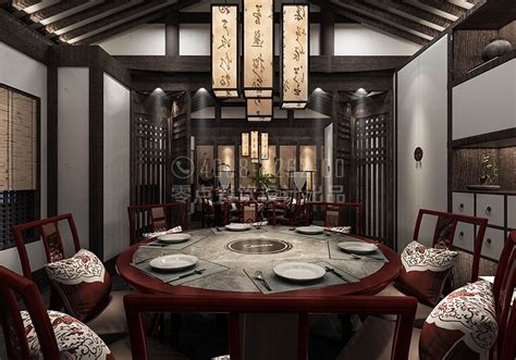 中式中餐馆包厢装修图片 – 设计本装修效果图