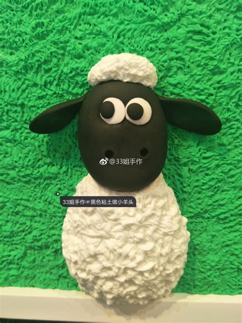 小羊肖恩儿童粘土DIY 相框画制作教程╭★ 肉丁网