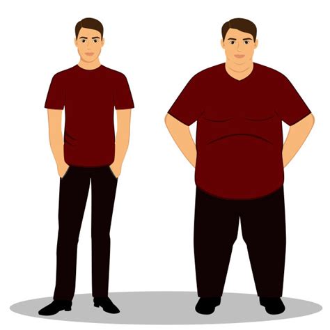 男士减肥瘦身对比图素材图片免费下载-千库网
