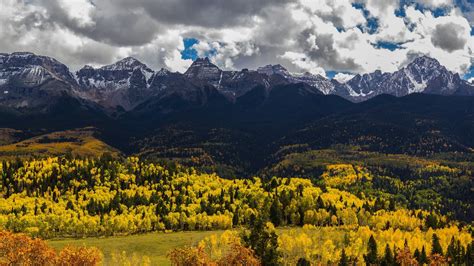 #986424 4K, fall, mountains, landscape, nature, clouds - Rare Gallery HD Wallpapers