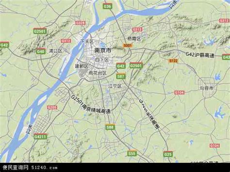 江宁区地图 - 江宁区卫星地图 - 江宁区高清航拍地图 - 便民查询网地图