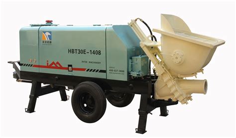 地泵 拖泵 HBT80-16-110电动混凝土输送泵 大电机混凝土泵 小泵车-阿里巴巴