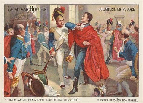 Overthrow of the Directory by Napoleon in the Coup of 18 … stock image ...