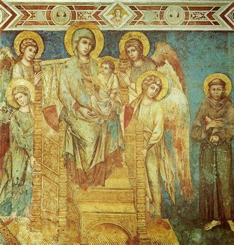 13世纪意大利画家奇马布埃的蛋彩画《Christ图片