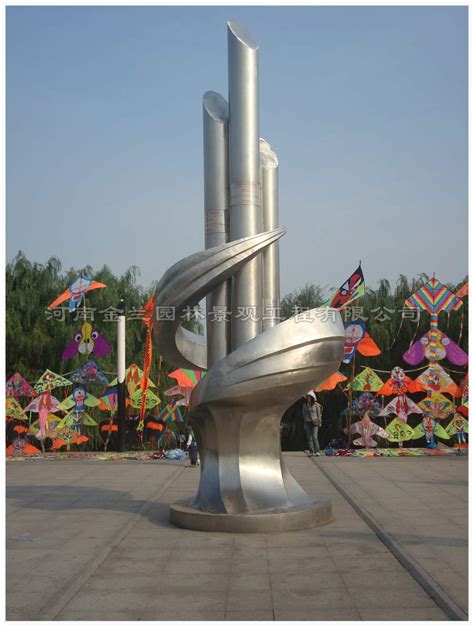 郑州雕塑，雕塑公司，郑州雕塑设计，郑州不锈钢雕塑——河南金兰园林景观工程有限公司