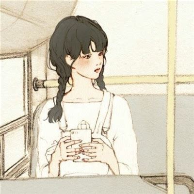 非主流素描情侣头像