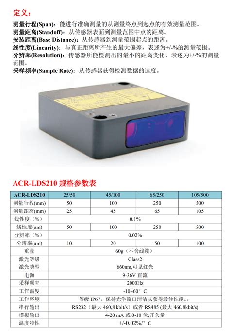 CDX系列激光位移传感器CDX-85A W85A 105AW105A_激光位移传感器_德美达精密仪器仪表有限公司