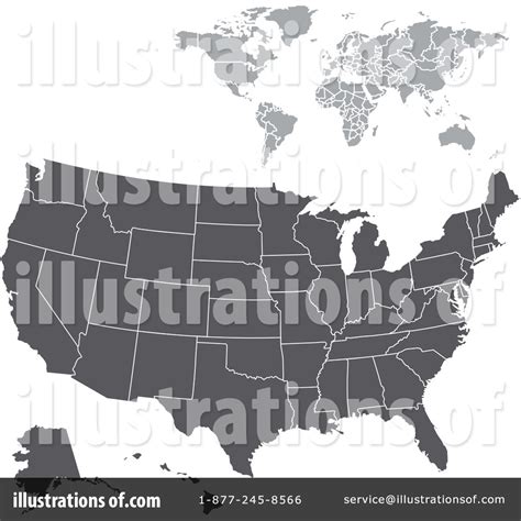 Map Clipart #229494 - Illustration by BestVector