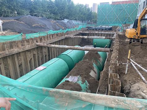 混凝土化粪池安装现场-江苏水蓝生态环境科技有限公司