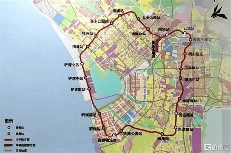 深圳地铁5号线二期最新线路图公布 预计9月28日开通_广东频道_凤凰网