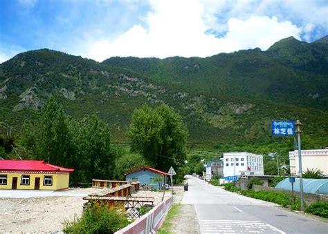 西藏林芝市林芝县鲁朗镇扎西岗村是林芝县著名的景区