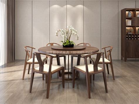 新中式禅意书房家具定制 新中式实木书桌椅搭配 新中式实木书桌椅（11）_儒匠家具