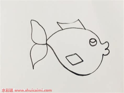 热带鱼简笔画简单画法