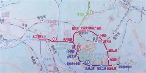 黄冈的三个火车站，其中一个远期规划形成旅游观光高速铁路