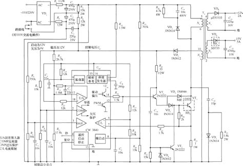 uc3845电压可调电路图,lm358可调电路图,494电源改可调电路图_大山谷图库
