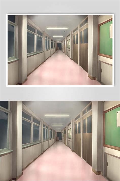 走廊漫画图片