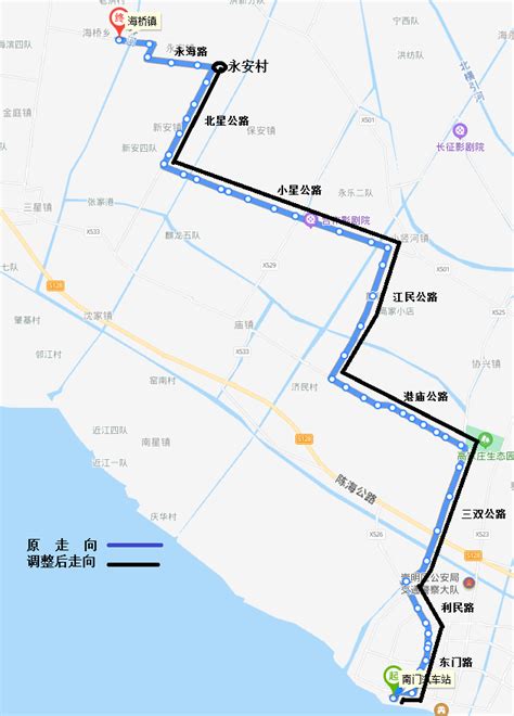 10月29日起上海崇明南海二线公交线路调整- 上海本地宝
