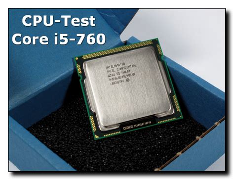 CPU-Test: Intel Core i5-760